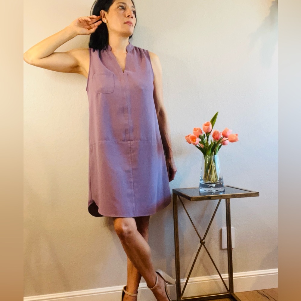 Boutique Brand, Lavender color, Knee-Length, comfortable, classic